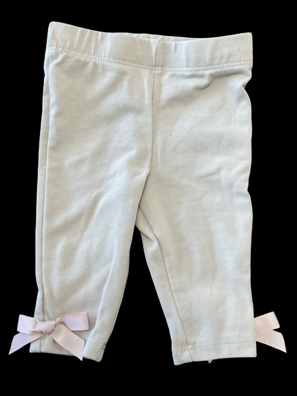 🌻10/$25 - Tan Capri Leggings w/ Bow Detail